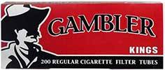 Gambler Full Flavor King Size Cigarette Tubes 200ct