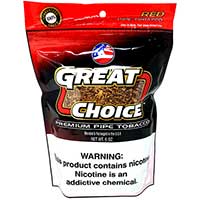 Great Choice Pipe Tobacco Red 6oz