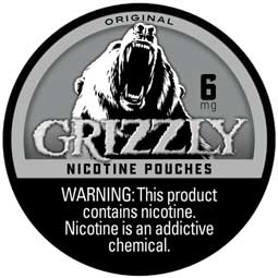 Grizzly Nicotine Pouches Original 6mg 5ct