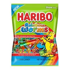 Haribo Rainbow Worms 5oz Bag