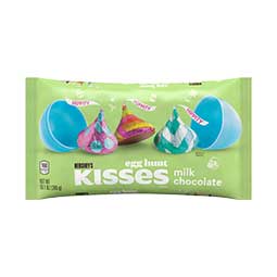 Hersheys Milk Chocolate Kisses with Egg Hunt Foil 10.1oz Bag