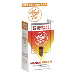 High Tea Mango Dream Herbal Wraps 25 Packs of 5