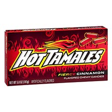 Hot Tamales Firece Chewy Cinnamon 5oz Theater Box