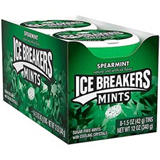 Ice Breakers Sugar Free Mints Spearmint 8ct Box