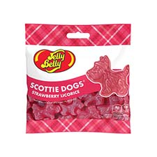 Jelly Belly Strawberry Licorice Scottie Dogs 6oz Bag