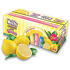 Kisko Welch Soda Lemonade Giant Freezies 27ct Box
