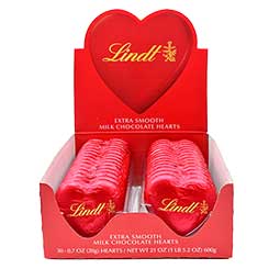 Lindt Valentines Day Milk Chocolate Hearts 30ct