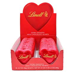 Lindt Valentines Day Milk Chocolate Hearts 30ct