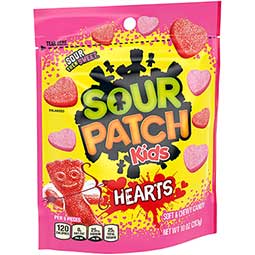 Mondelez Valentine Sour Patch Kids Hearts 10oz Bag