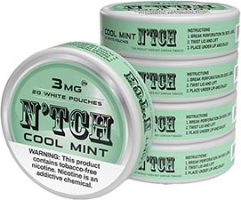N'TCH Nicotine Pouches Cool Mint 3mg 5ct