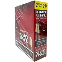Night Owl Black Cherry Pipe Tobacco Cigars 30ct