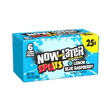 Now and Later Splits Lemon Blue Raspberry 24ct Box