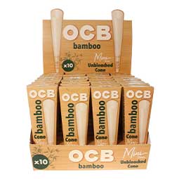 OCB Bamboo Cones Mini 24 Packs of 10