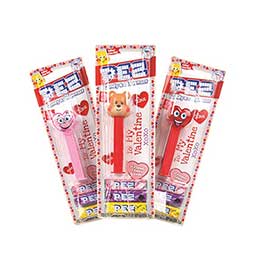 Pez Valentines Assorted Blister Pack 12ct