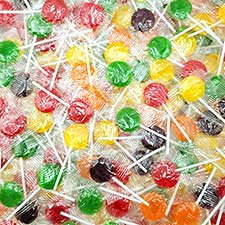 Quality Candy Assorted Lollipops 1lb