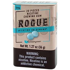 Rogue Nicotine Gum Wintergreen 4mg 5 Pack