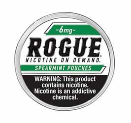 Rogue Nicotine Pouches Spearmint 6mg 5ct