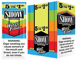 Show Cigarillos Wet and Fruity 15 5pks