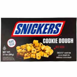 Snickers Cookie Dough Bites 3.1oz Box Expires March 9th 2024