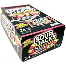 Sour Jacks Watermelon Sour Wedges 2oz Bags 24ct Box
