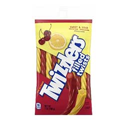 Twizzlers Filled Twists Sweet and Sour 7oz Bag