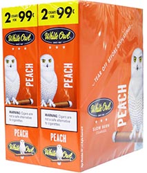 White Owl Cigarillos Peach 30ct