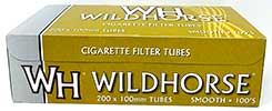 Wildhorse Cigarette Tubes Smooth King 200ct Box