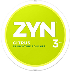 ZYN Nicotine Pouches Citrus 3mg 5ct