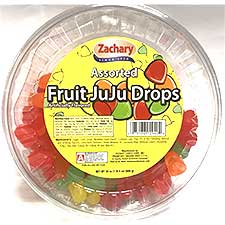 Zachary Assorted Fruit Jujus 24oz Tub