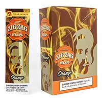 Zig Zag Wraps Orange 25 2PKS