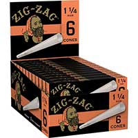 Zig Zag Cones 1.25 24 Packs of 6