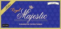 Royal Majestic Blue Cigarette Tubes King Size 200ct Box