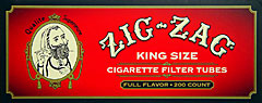 Zig Zag Cigarette Tubes Full Flavor King Size 200ct Box
