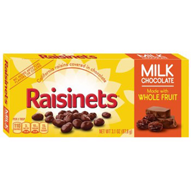 Raisinets Milk Chocolate 3.1oz Box