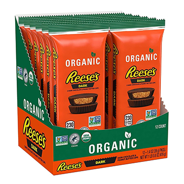 Reeses Organic Peanut Butter Bar 12ct Box