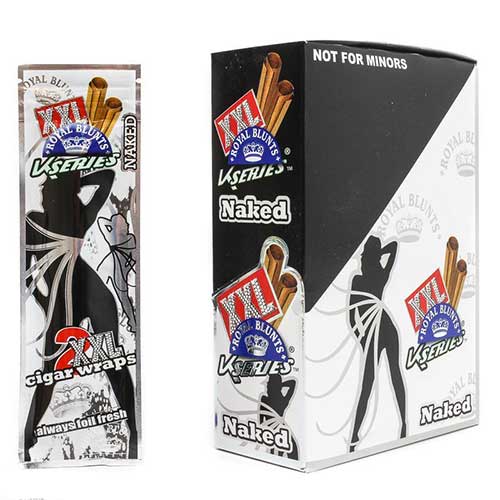 Royal Blunts XXL Cigar Wraps Naked 25 2 Packs