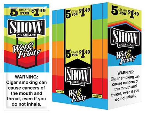 Show Cigarillos Wet and Fruity 15 5pks