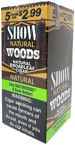 Show Woods Natural Cigars 8 5pks