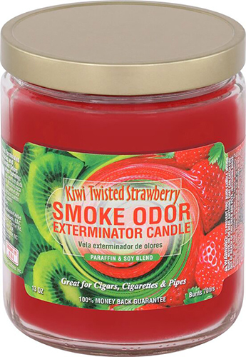 Smoke Odor Exterminator Candle Kiwi Twisted Strawberry