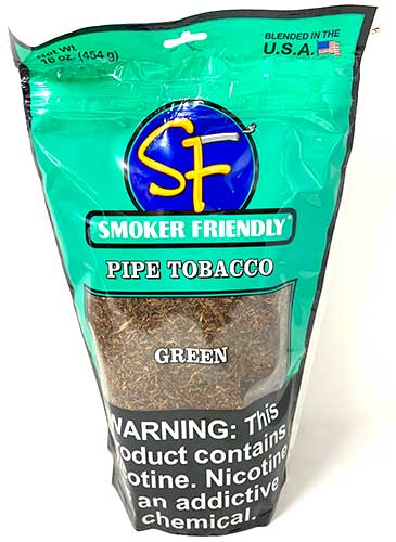 Smoker Friendly Pipe Tobacco Green 16oz