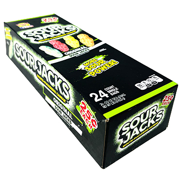 Sour Jacks Original 0.9oz Bags 24ct Box