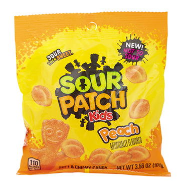 Sour Patch Kids Peach 3.56oz Bag