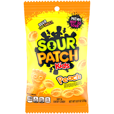 Sour Patch Kids Peach 8.07oz Bag