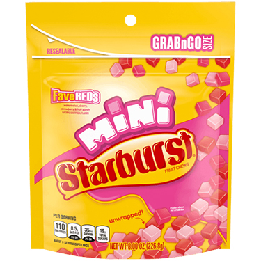 Starburst Mini FaveReds 8oz Bag
