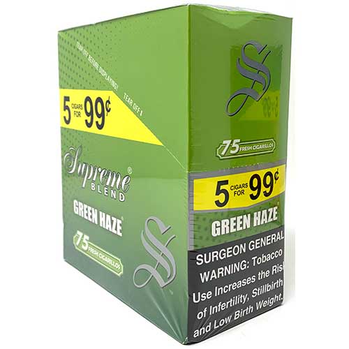 Supreme Blend Cigarillos Green Haze 15ct