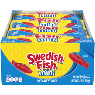 Swedish Fish Mini Red 2oz 24ct Box