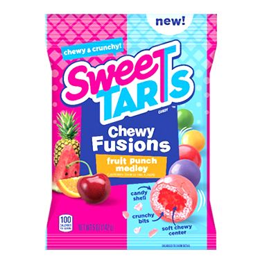 Sweetarts Chewy Fusions Fruit Punch 5oz Bag