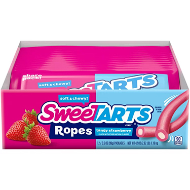 Sweetarts Ropes Strawberry King 12ct Box