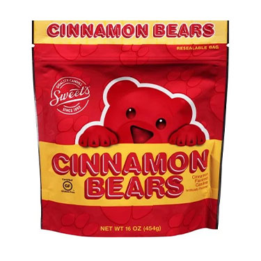 Sweets Cinnamon Bears 16oz Bag