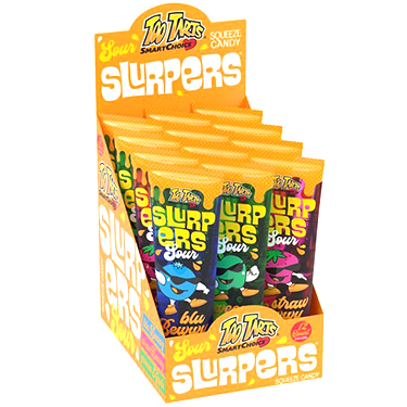 Too Tarts Sour Slurpers Squeeze Candy 12ct Box